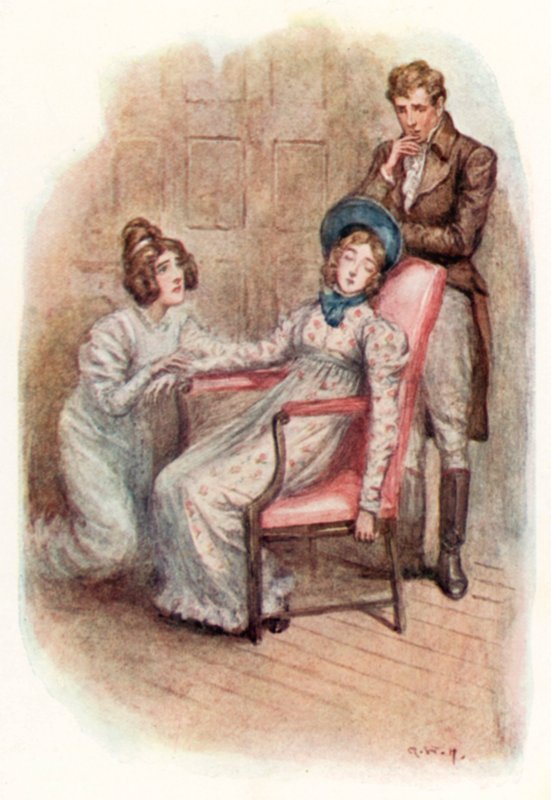 Jane Austenin kuvitus Emmalle tekijältä Arthur Wallis Mills