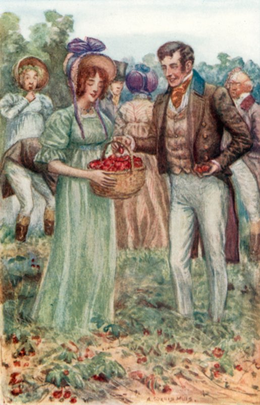 Jane Austenin kuvitus Emmalle tekijältä Arthur Wallis Mills