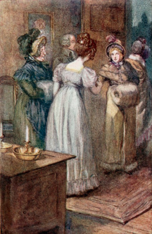 Jane Austenin kuvitus Emmalle tekijältä Arthur Wallis Mills