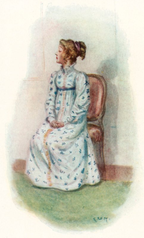 Jane Austenin kuvitus Northanger Abbeysta tekijältä Arthur Wallis Mills