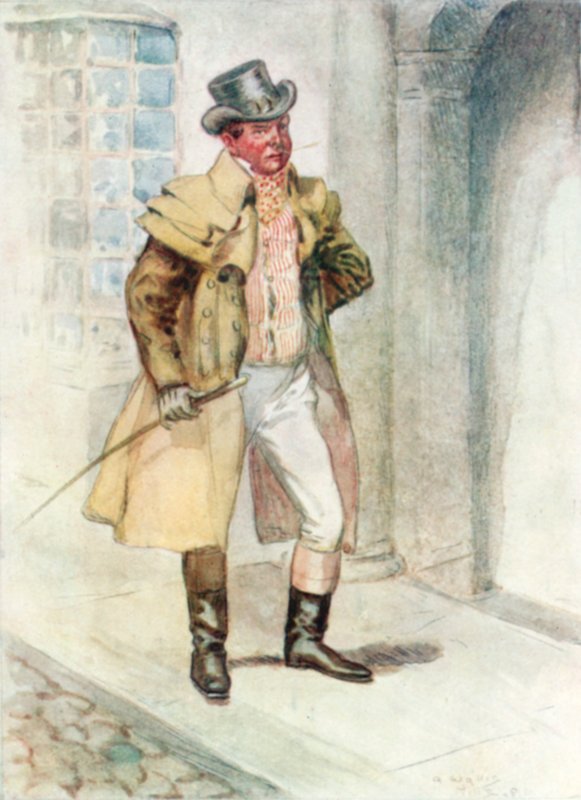 Jane Austenin kuvitus Northanger Abbeysta tekijältä Arthur Wallis Mills