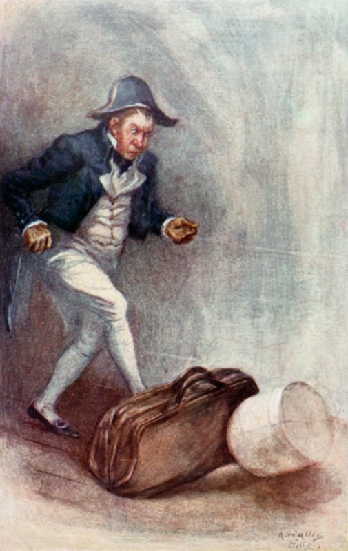 Jane Austenin kuvitus Northanger Abbeysta tekijältä Arthur Wallis Mills