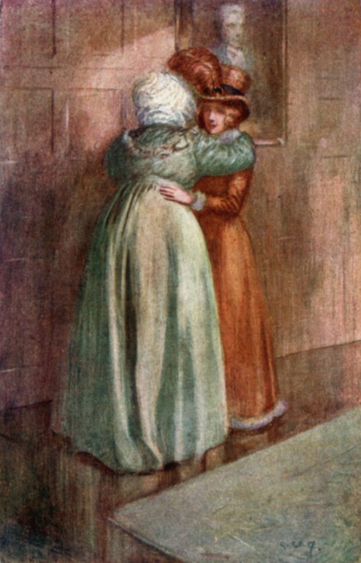 Jane Austenin kuvitus Northanger Abbeysta tekijältä Arthur Wallis Mills