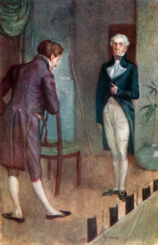 Jane Austenin kuvitus Northanger Abbeysta tekijältä Arthur Wallis Mills