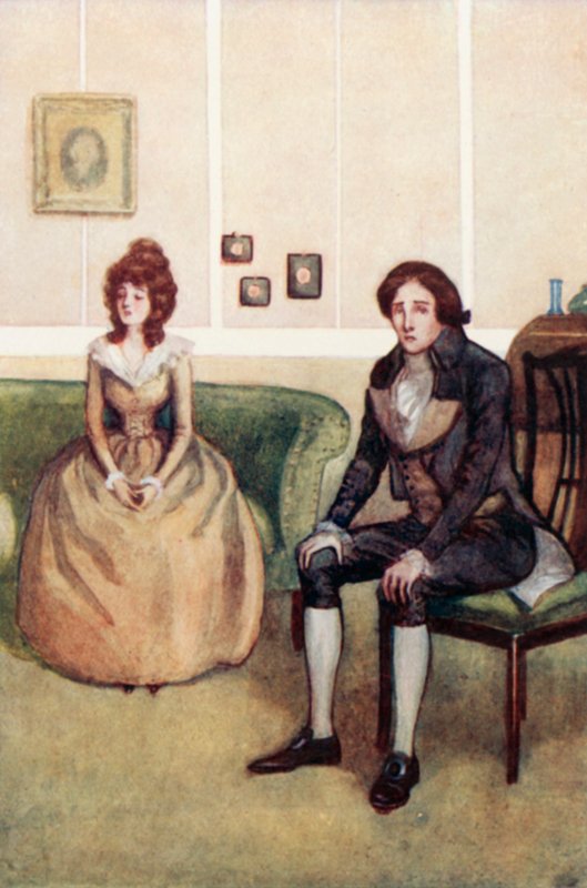 Jane Austenin kuvitus tunneille ja tunteille tekijältä Arthur Wallis Mills