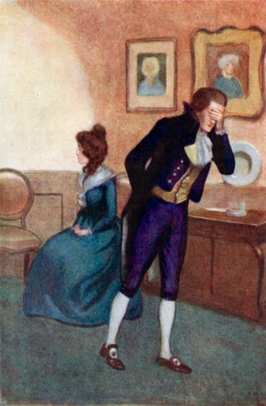Jane Austenin kuvitus tunneille ja tunteille tekijältä Arthur Wallis Mills