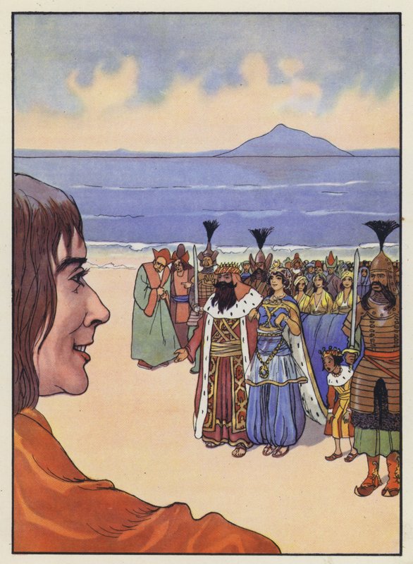 Jonathan Swiftin kuvitus Gulliverin matkoille tekijältä Artus Scheiner