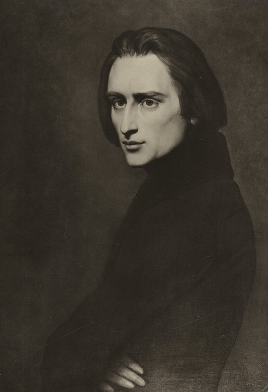Franz Liszt, unkarilainen säveltäjä tekijältä Ary Scheffer