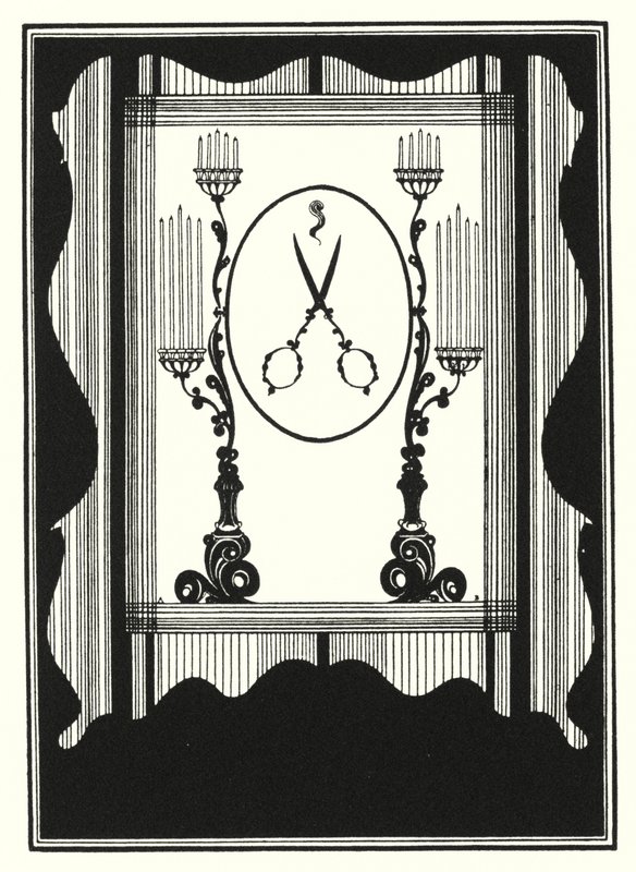 Kannen muotoilu, alennettu tekijältä Aubrey Beardsley