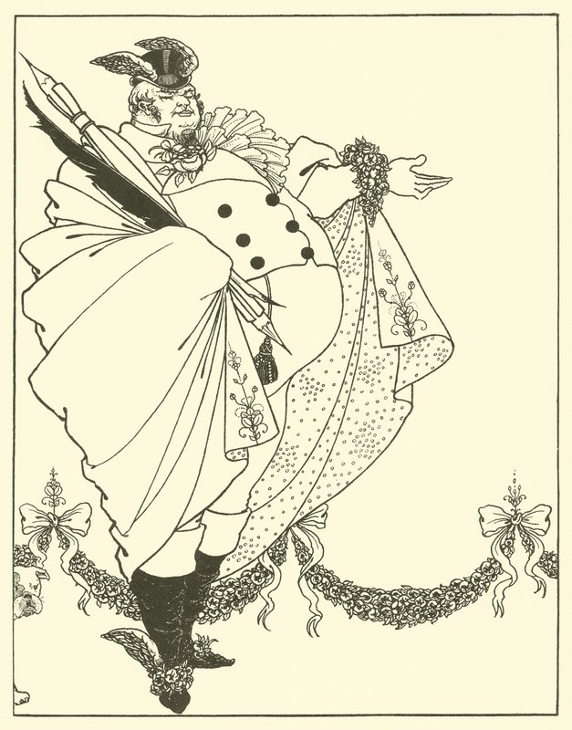 Sisällysluettelo, The Savoy nro 1 (litografia). tekijältä Aubrey (after) Beardsley