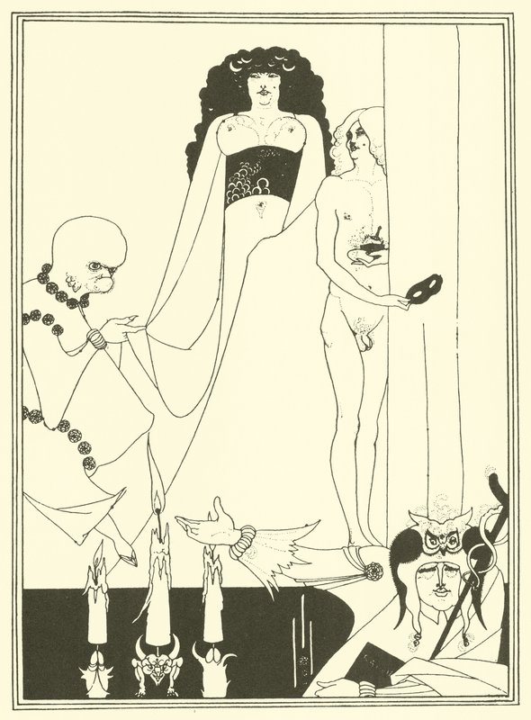 Herodias (litografia) tekijältä Aubrey (after) Beardsley