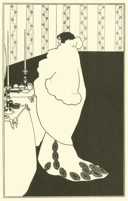 Kamelioiden rouva (litografia) tekijältä Aubrey (after) Beardsley