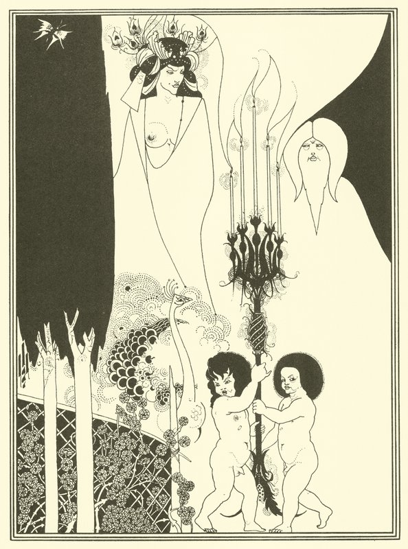 Herodeksen silmät (litografia) tekijältä Aubrey (after) Beardsley