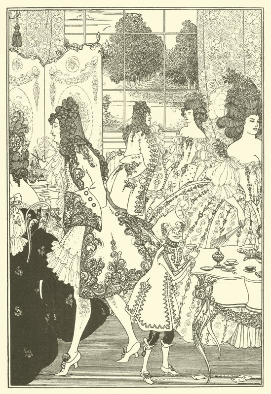 Lukon raiskaus (litografia) tekijältä Aubrey (after) Beardsley