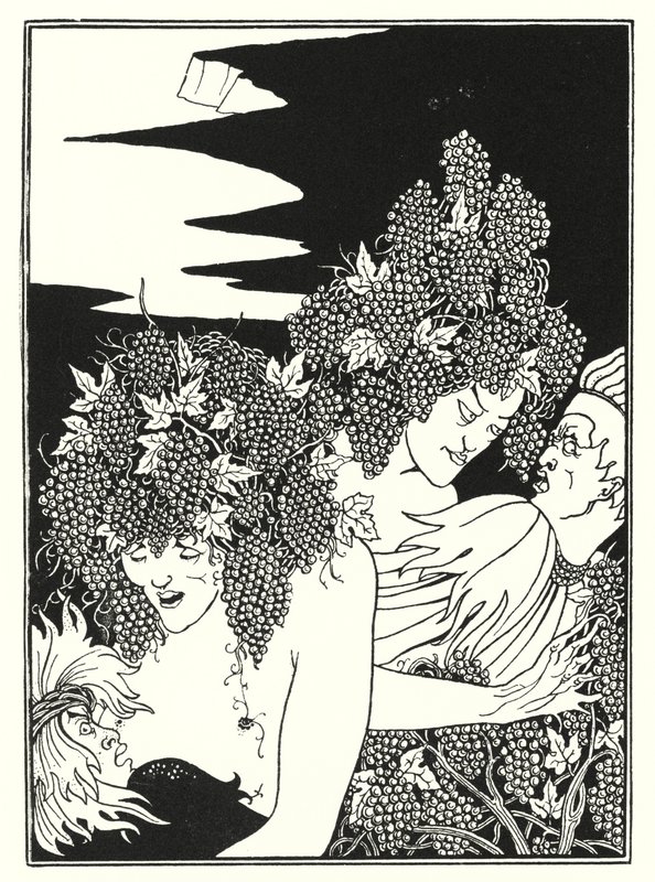 The Snare of Vintage (kaiverrus) tekijältä Aubrey (after) Beardsley