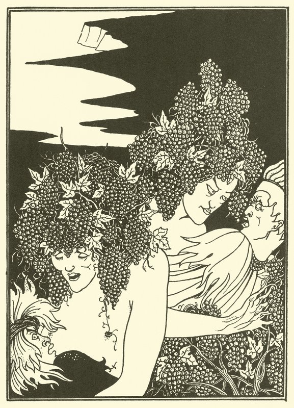 The Snare of Vintage (litografia) tekijältä Aubrey (after) Beardsley