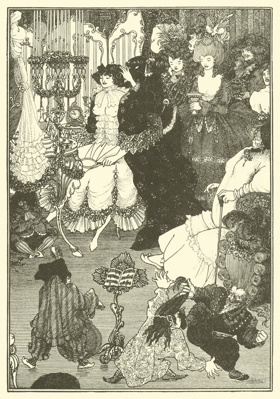 Helenin wc (litografia) tekijältä Aubrey (after) Beardsley