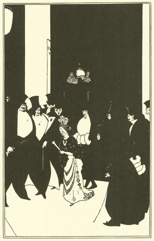 Lady Golds Escort tekijältä Aubrey Beardsley