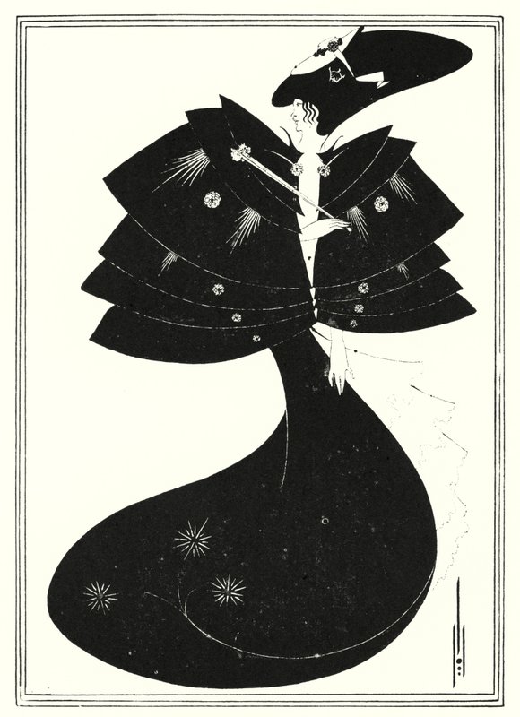 Musta niemi tekijältä Aubrey Beardsley