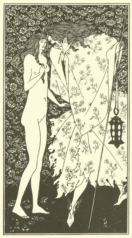 Salaperäinen ruusutarha tekijältä Aubrey Beardsley