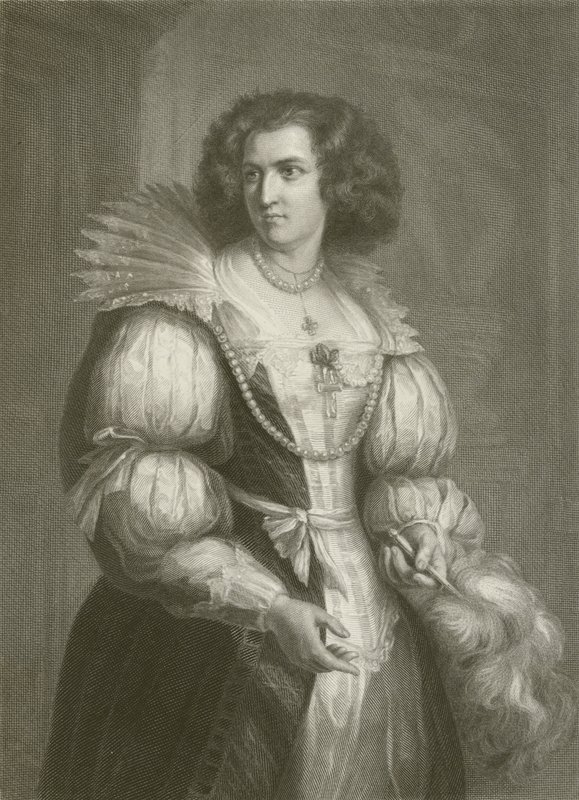 Grafin Terzky (kaiverrus) tekijältä August Friedrich Pecht