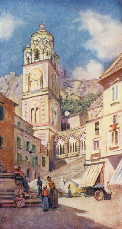 Amalfin katedraali (värilitro) tekijältä Augustine Fitzgerald