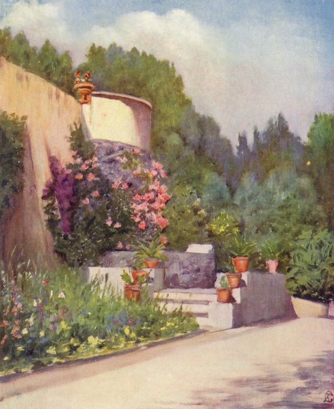 Terassi, Villa Rosebery (värilitro) tekijältä Augustine Fitzgerald
