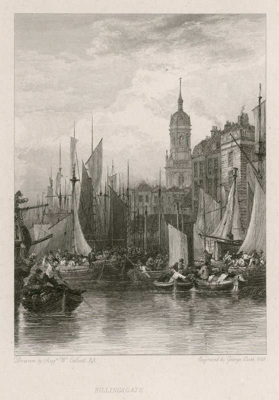 Billingsgate tekijältä Augustus Wall Callcott