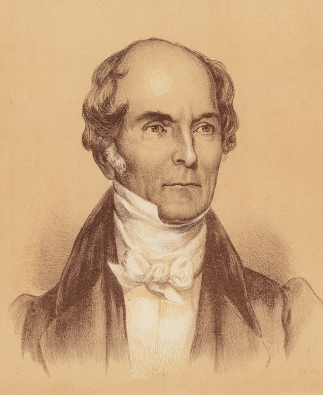 Sir Francis Forbes, Uuden Etelä-Walesin ensimmäinen ylituomari (värilitografia) tekijältä Australian School
