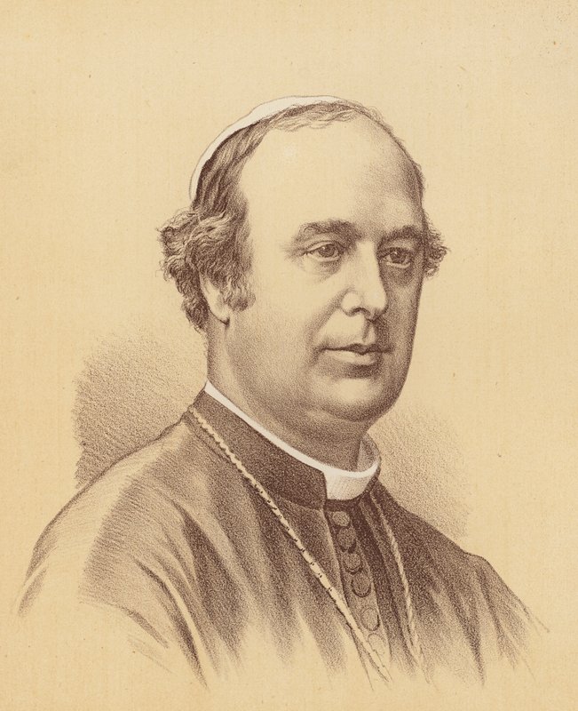 Reverend Roger Bede Vaughan, Sydneyn arkkipiispa (värilitografiassa) tekijältä Australian School