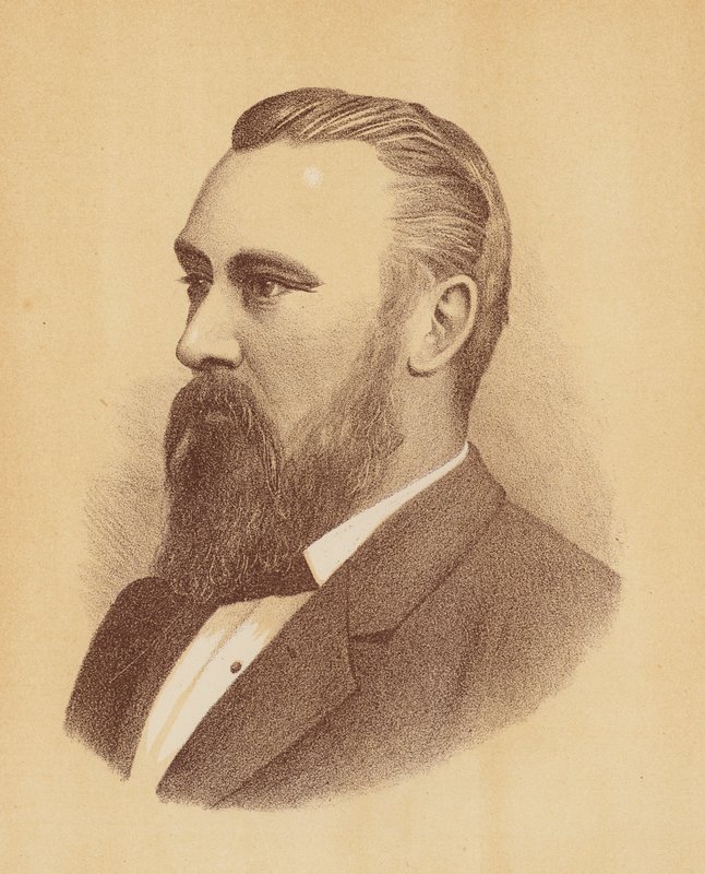 William John Lyne (värilitografia) tekijältä Australian School