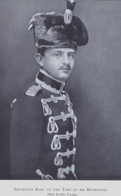 Arkkiherttua Karl, myöhemmin Kaarle I, Itävallan keisari (m/w kuva) tekijältä Austrian Photographer
