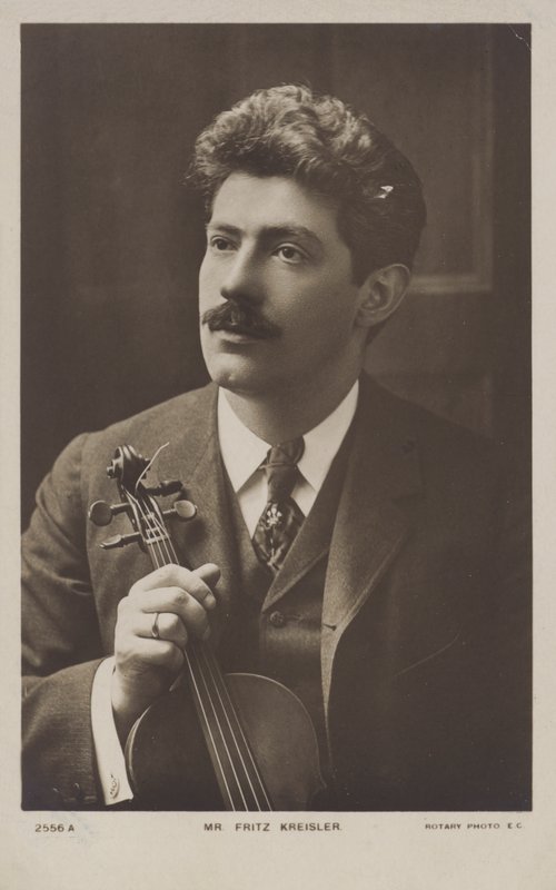 Fritz Kreisler, itävaltalainen viulisti ja säveltäjä tekijältä Austrian Photographer