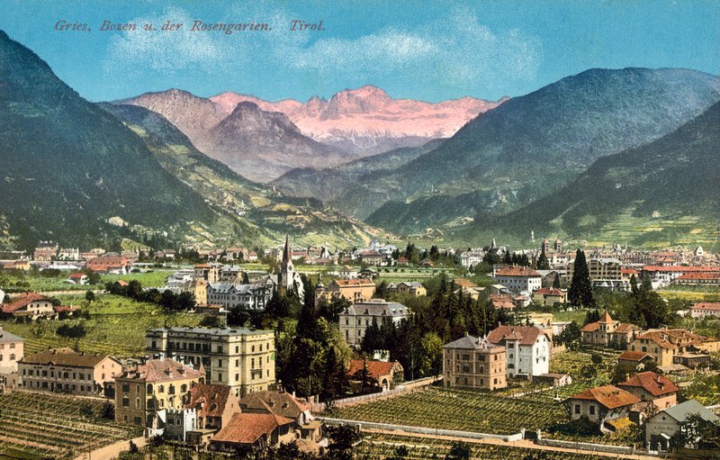 Gries, Bozen JA The Rosengarten, Tiroli tekijältä Austrian Photographer