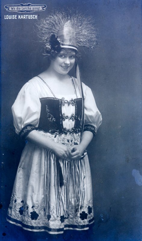 Louise Kartousch, itävaltalainen oopperalaulaja (m/w kuva) tekijältä Austrian Photographer
