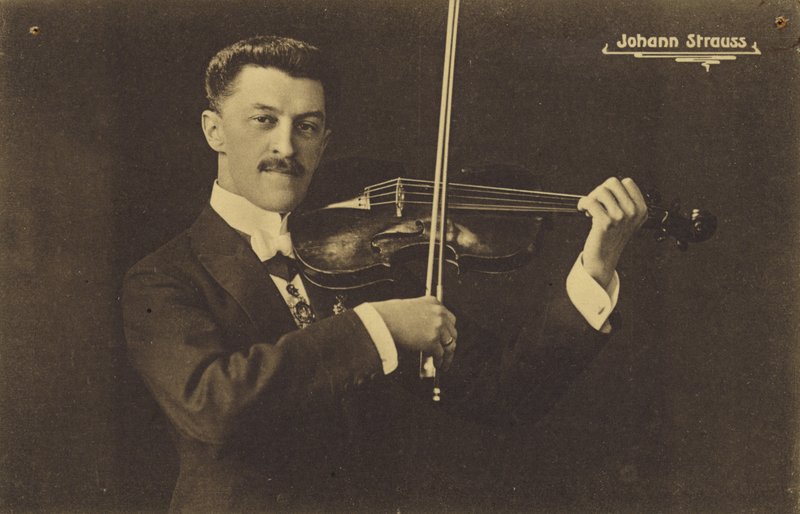 Johann Strauss III:n muotokuva tekijältä Austrian Photographer