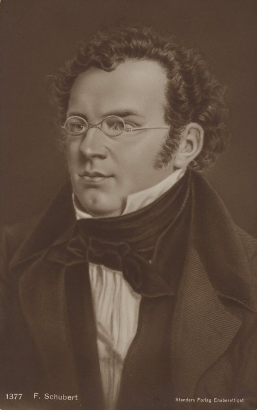 Franz Schubertin muotokuva tekijältä Austrian School