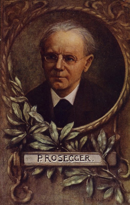 Peter Roseggerin muotokuva tekijältä Austrian School