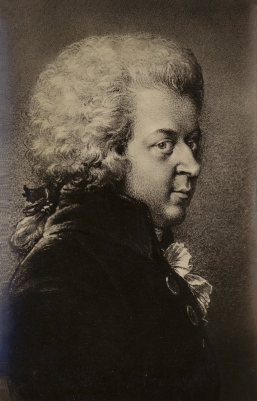 Wolfgang Amadeus Mozartin muotokuva tekijältä Austrian School