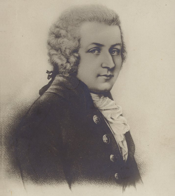 Wolfgang Amadeus Mozartin muotokuva tekijältä Austrian School