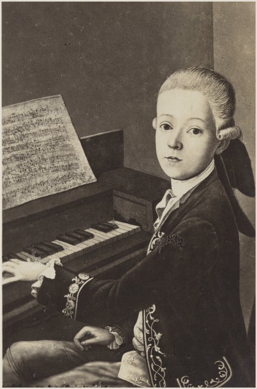 Wolfgang Amadeus Mozartin muotokuva tekijältä Austrian School