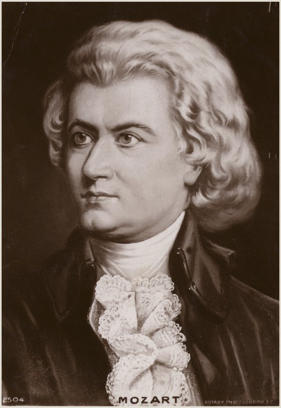 Wolfgang Amadeus Mozartin muotokuva tekijältä Austrian School