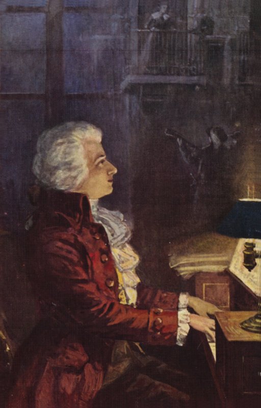 Wolfgang Amadeus Mozartin muotokuva tekijältä Austrian School