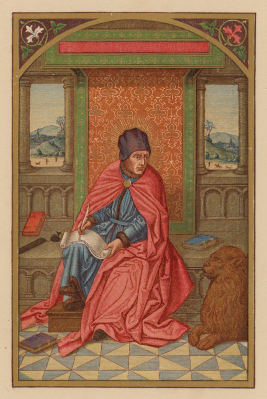 S Marcus Ev (chromolitho) tekijältä Austrian School