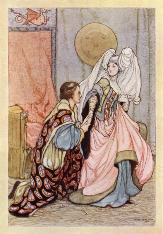 John Keats: Oodi melankoliasta (värinen lito) tekijältä Averil Mary Burleigh