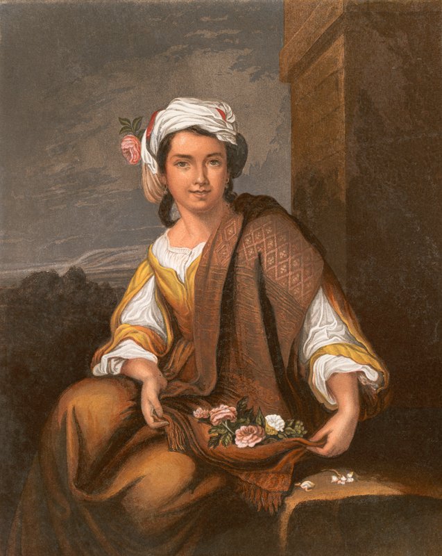 Espanjalainen kukkatyttö tekijältä Bartolomé Esteban Murillo