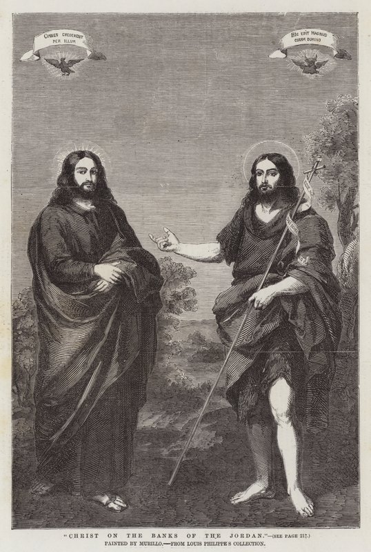 Kristus Jordanin rannalla, Louis Philippen kokoelmasta tekijältä Bartolomé Esteban Murillo