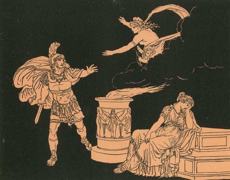 Aeneas ja Helen tekijältä Bartolomeo Pinelli