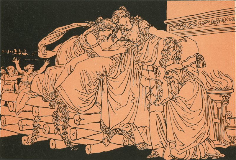 Dido hautajaiskolla tekijältä Bartolomeo Pinelli