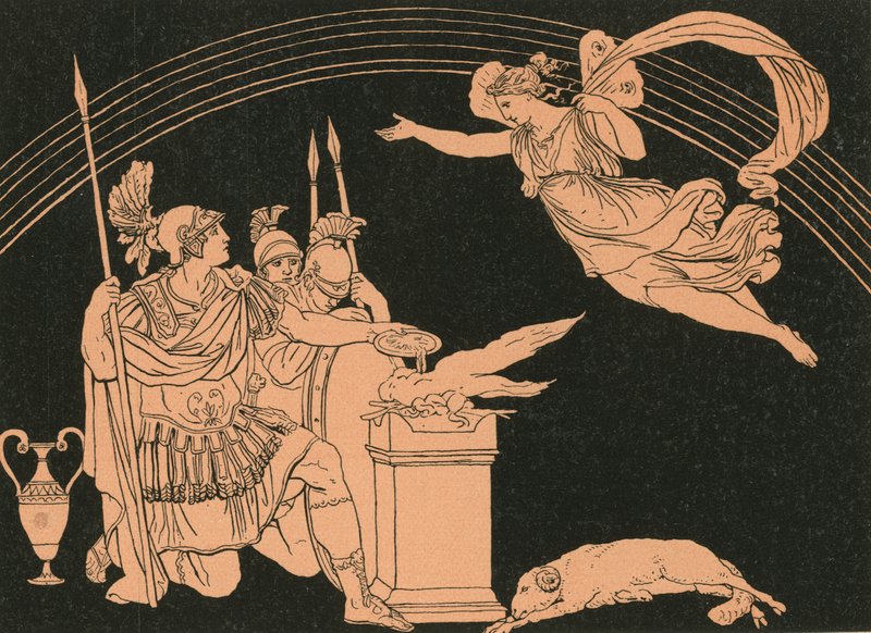 Iris ilmestyy Turnukselle tekijältä Bartolomeo Pinelli